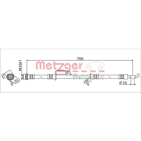 4111012 - Brake Hose 