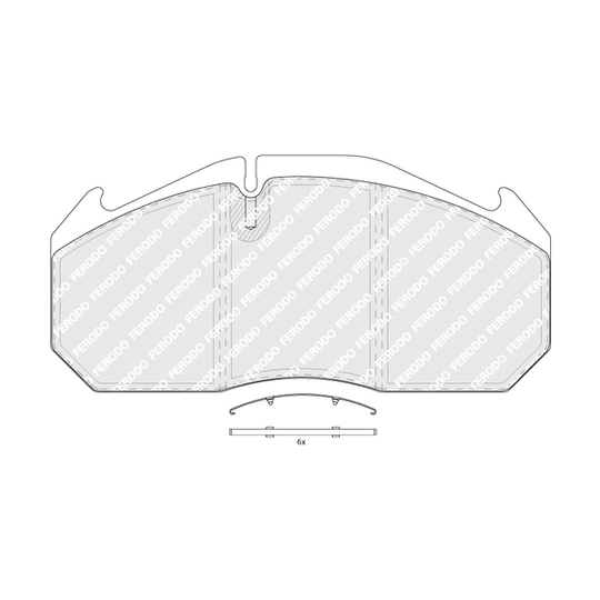 FCV1578B - Brake Pad Set, disc brake 