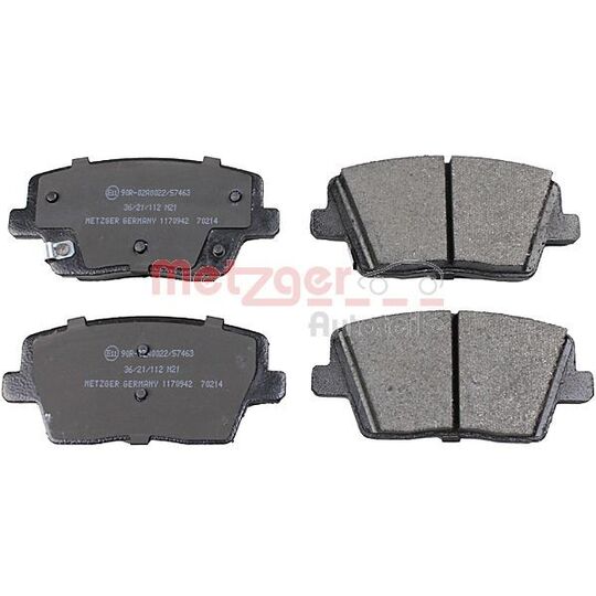 1170942 - Brake Pad Set, disc brake 