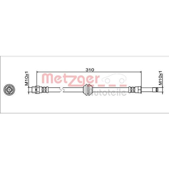 4112063 - Brake Hose 