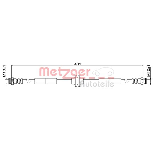 4111804 - Brake Hose 