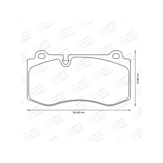 573178CH - Brake Pad Set, disc brake 