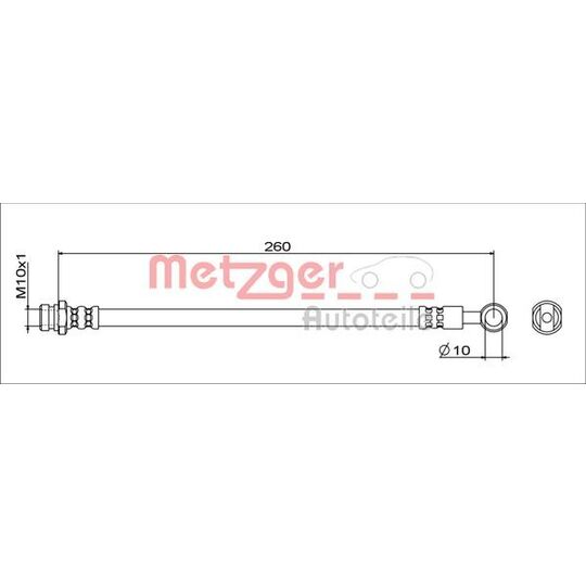 4111743 - Brake Hose 