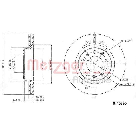 6110895 - Brake Disc 