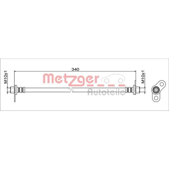 4111744 - Brake Hose 