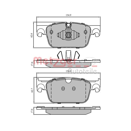 1170935 - Brake Pad Set, disc brake 