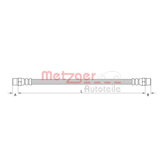 4110899 - Brake Hose 