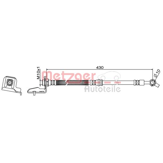 4111865 - Brake Hose 