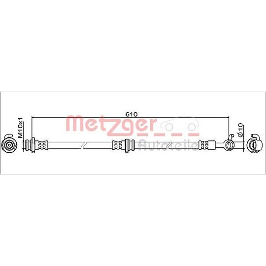 4111960 - Brake Hose 