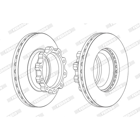 FCR170A - Brake Disc 