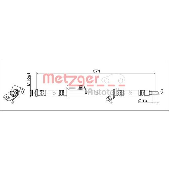 4111685 - Brake Hose 