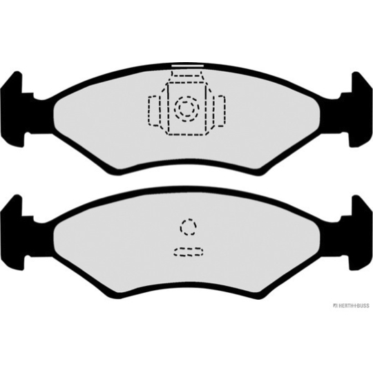 J3600301 - Piduriklotsi komplekt, ketaspidur 