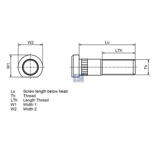 3.61121 - Wheel Stud 