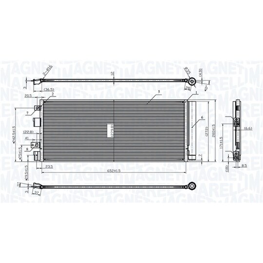 350203177000 - Condenser, air conditioning 