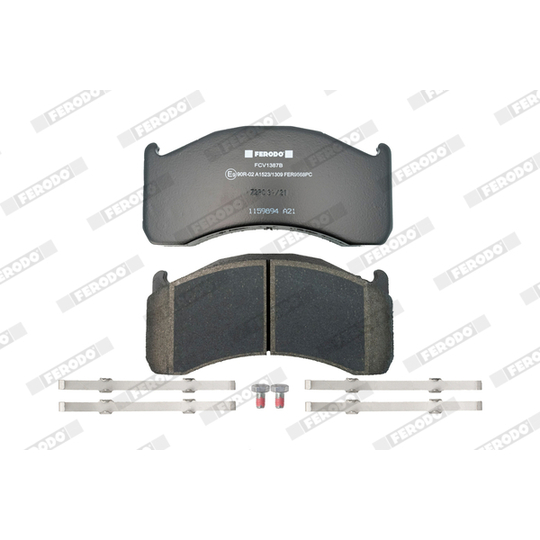 FCV1387B - Brake Pad Set, disc brake 