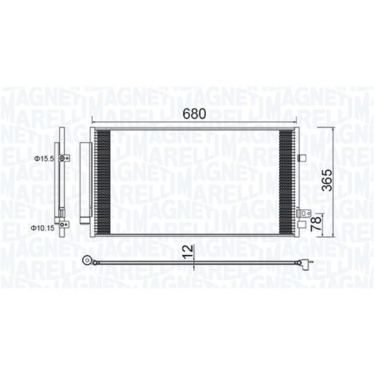 350203173000 - Condenser, air conditioning 