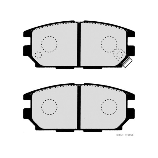 J3615007 - Brake Pad Set, disc brake 