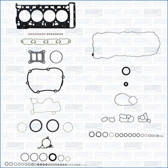 50507800 - Täydellinen tiivistesarja, moottori 