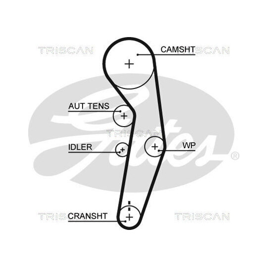 8647 29054 - Timing Belt Set 