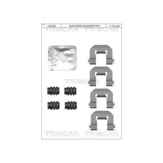 8105 111640 - Accessory Kit, disc brake pad 