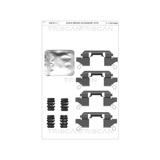 8105 101679 - Accessory Kit, disc brake pad 