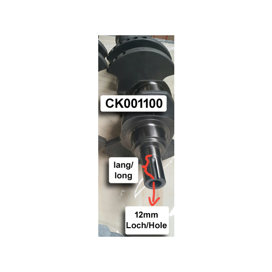 CK001100 - Crankshaft 