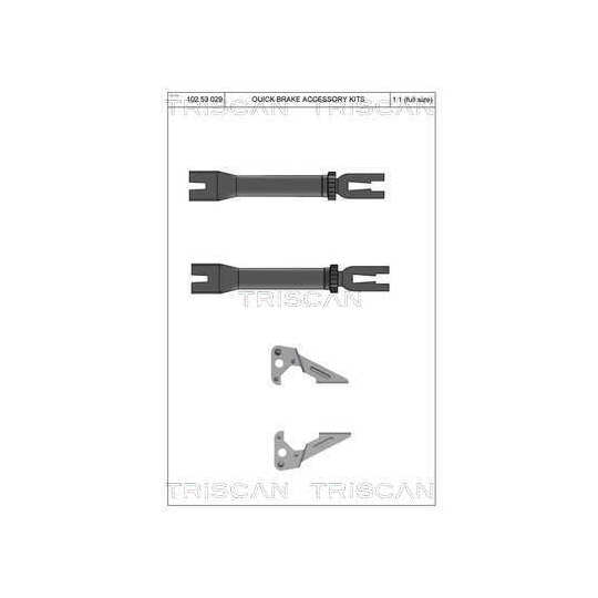 8105 291701 - Adjuster Set, drum brake 