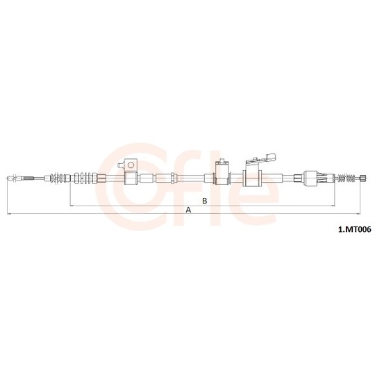 1.MT006 - Cable, parking brake 