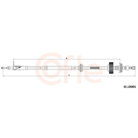 1E.LR001 - Cable, parking brake 