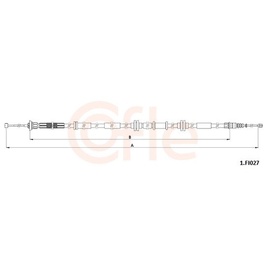 1.FI027 - Cable, parking brake 