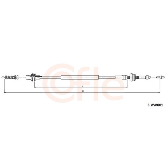 3.VK001 - Accelerator Cable 