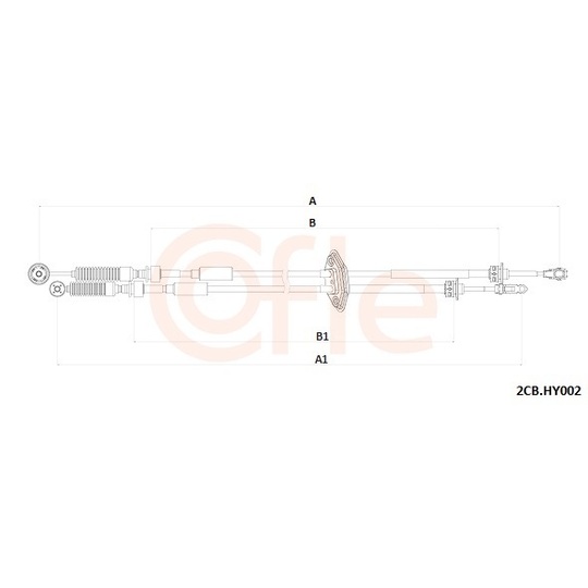 2CB.HY002 - Vajer, manuell transmission 