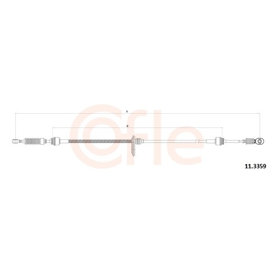 11.3359 - Cable, manual transmission 