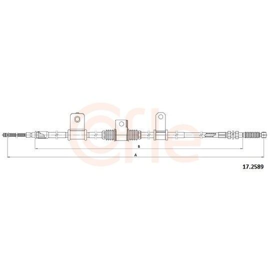 17.2589 - Cable, parking brake 