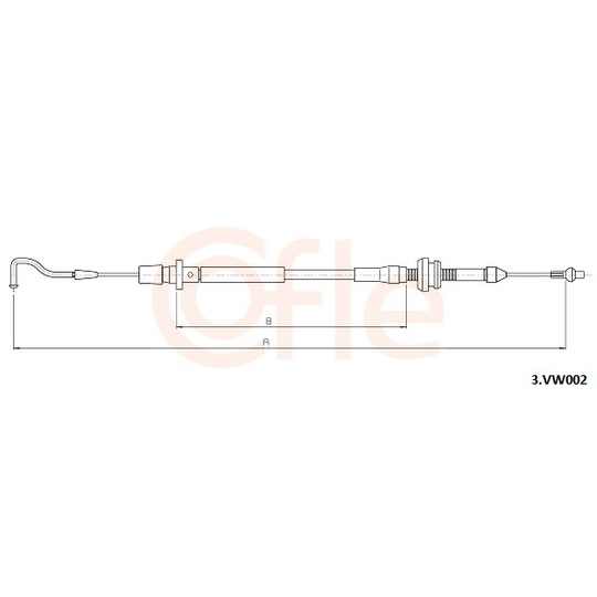 3.VK002 - Accelerator Cable 