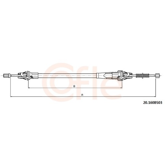 20.160B503 - Cable, parking brake 