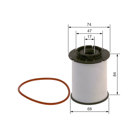 F 026 402 356 - Fuel filter 