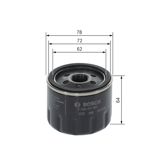 F 026 407 351 - Oil filter 