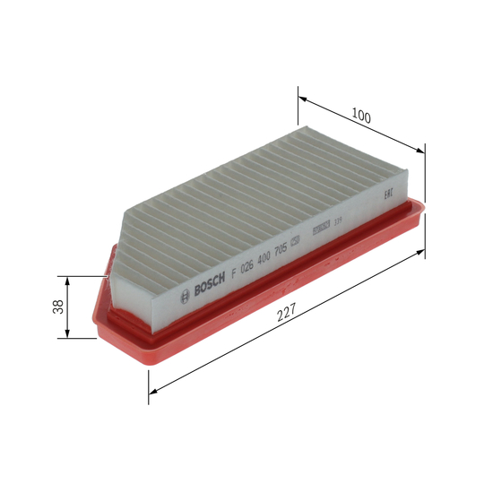 F 026 400 705 - Air filter 