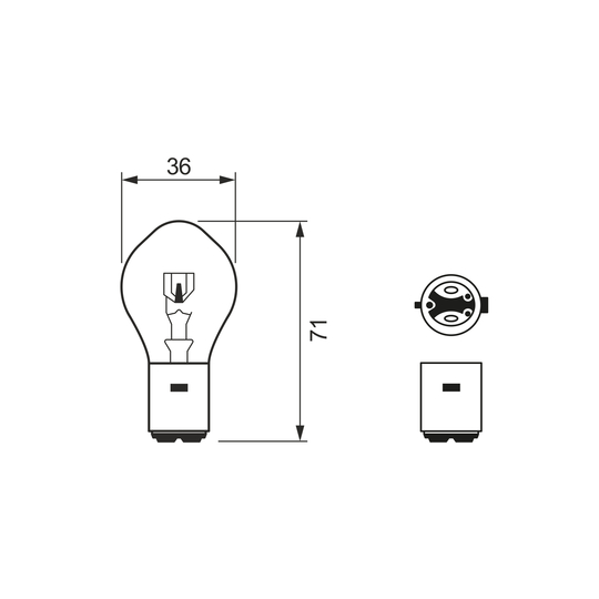 1 987 302 106 - Bulb, headlight 