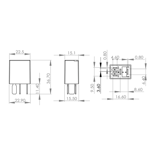 0 986 AH0 320 - Relay, main current 