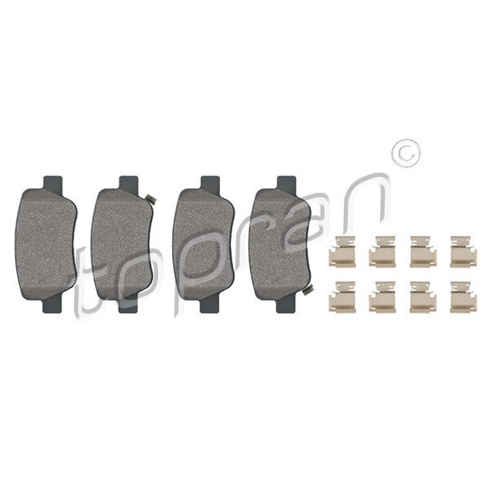 624 517 - Brake Pad Set, disc brake 