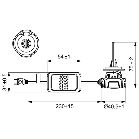 1 987 301 557 - Bulb, headlight 