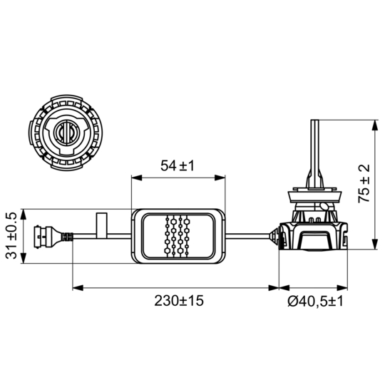 1 987 301 558 - Bulb, headlight 