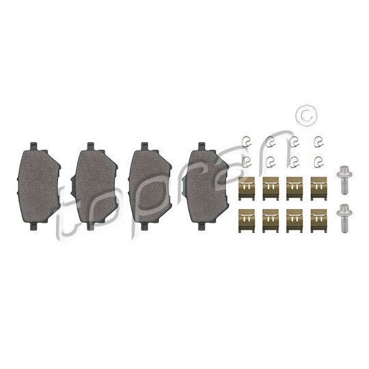 723 633 - Brake Pad Set, disc brake 