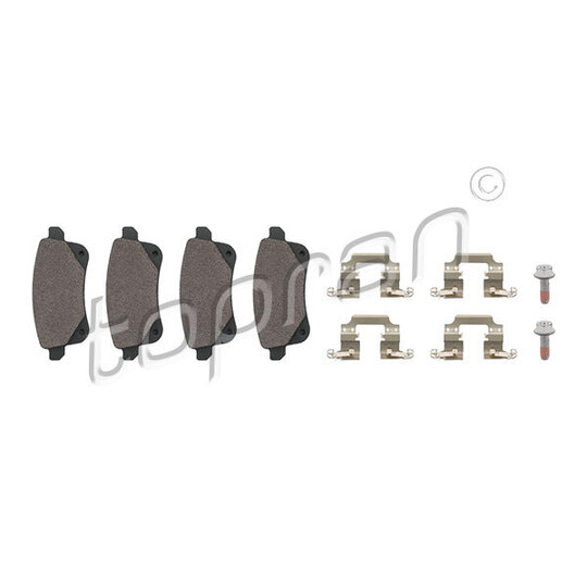 702 013 - Brake Pad Set, disc brake 