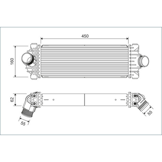 822933 - Kompressoriõhu radiaator 