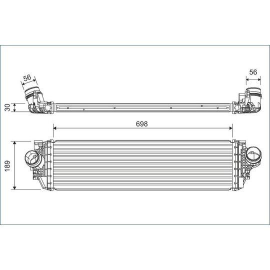 822929 - Intercooler, charger 