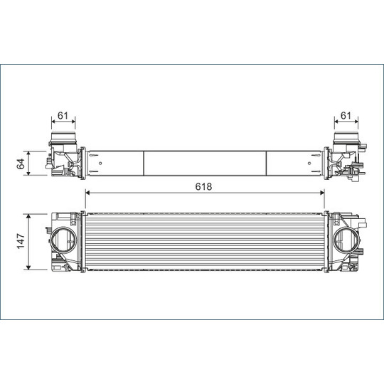 822931 - Intercooler, charger 