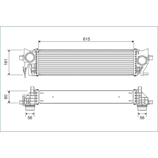 822930 - Intercooler, charger 